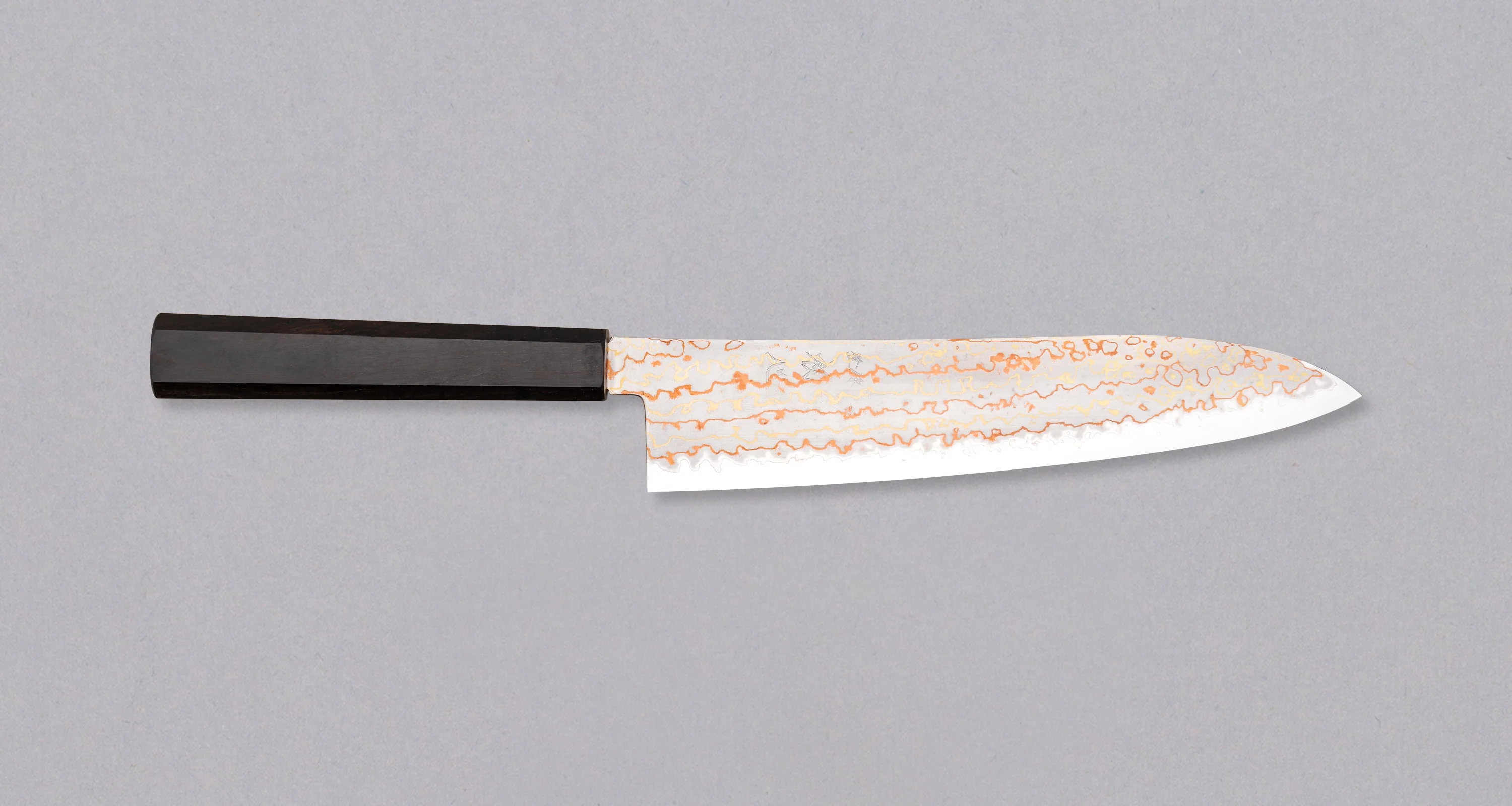 Hayabusa Gyuto Aogami #2 Rainbow Damascus 210mm (8.3")