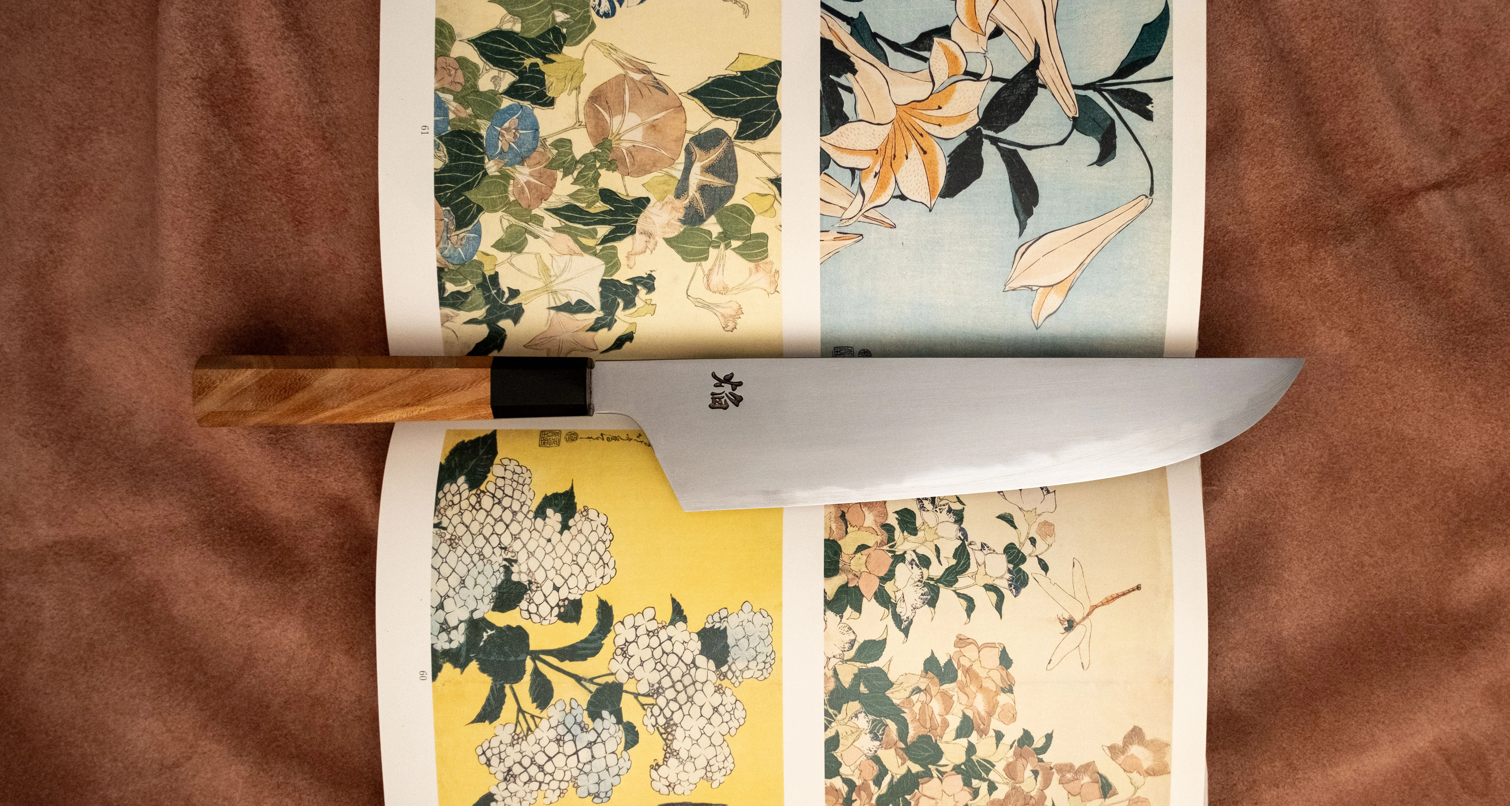 Homura Kogetsu Gyuto Aogami #2 Kasumi 240mm (9.4") - Image 8