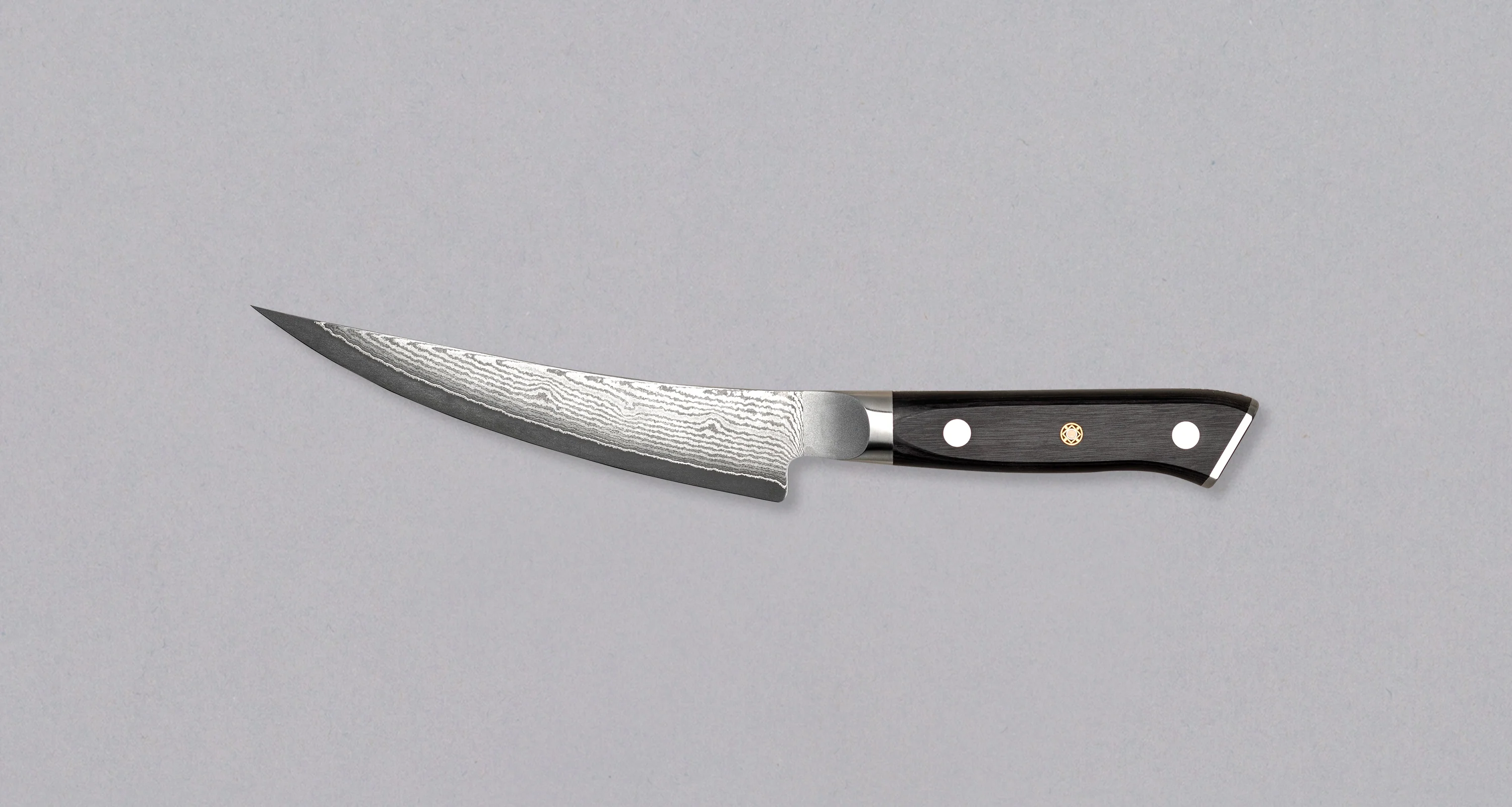 Mcusta Boning VG-10 Black Damascus 165mm (6.5") - Image 2
