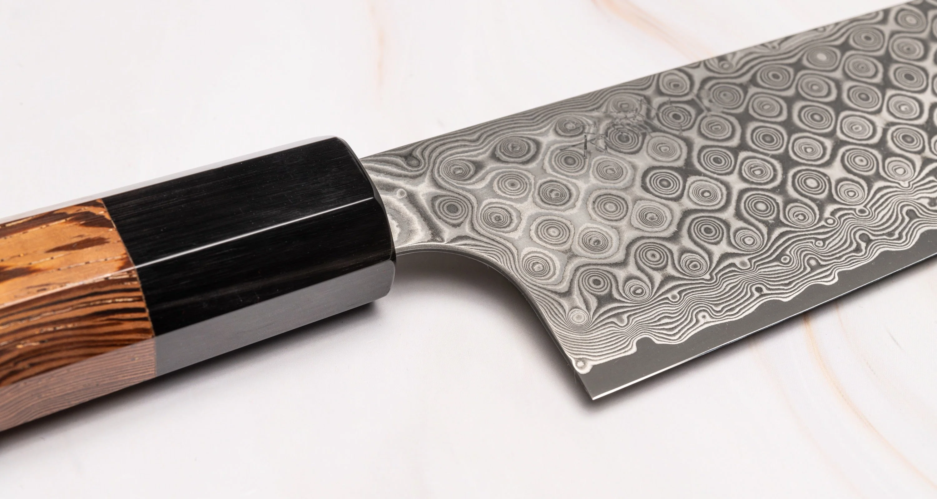 Nigara Gyuto SG2 Damascus 270mm (10.6") - Image 6