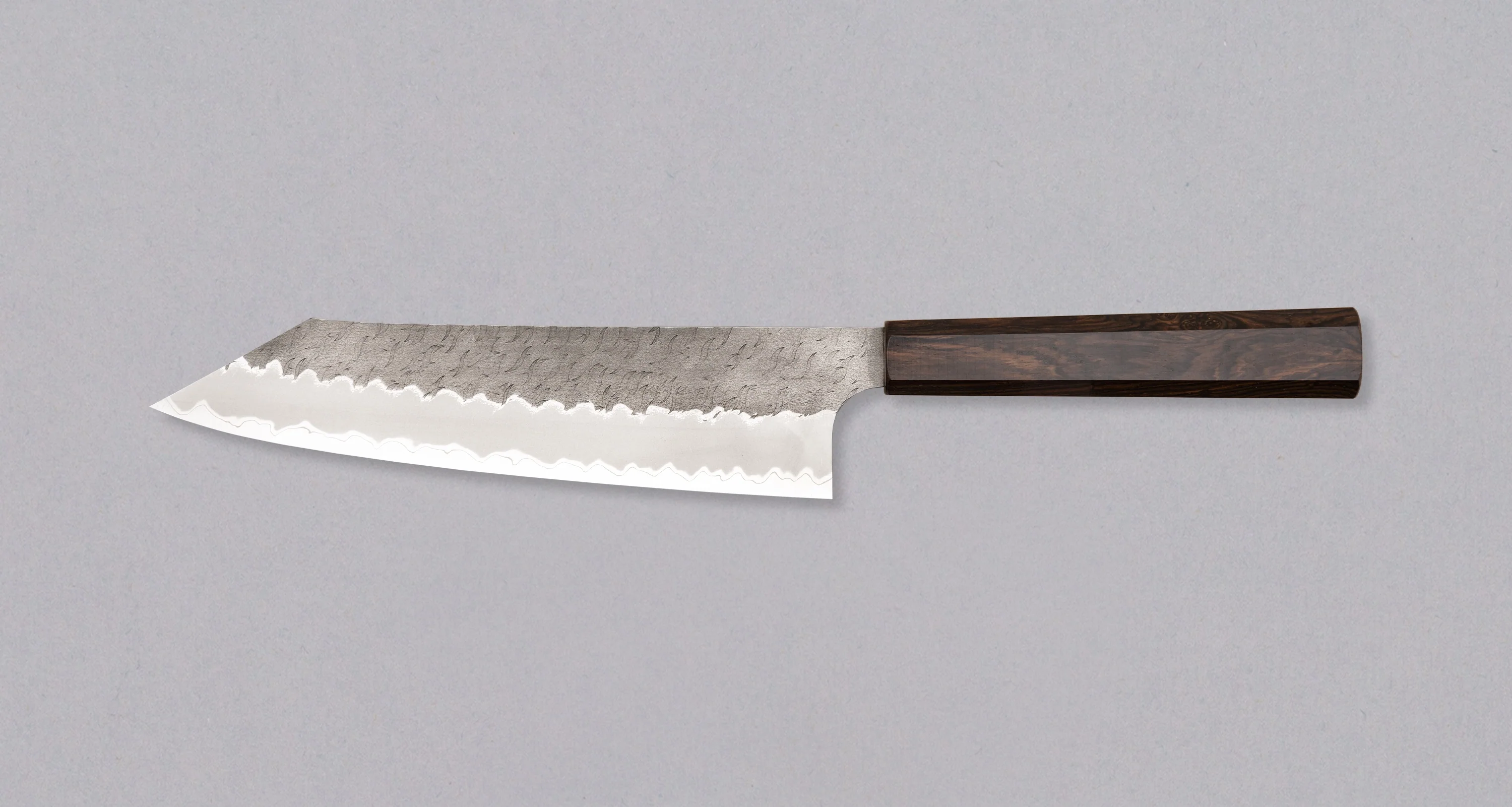 Nigara Kiri-Gyuto Aogami Super Migaki Tsuchime 210mm (8.2") - Image 2