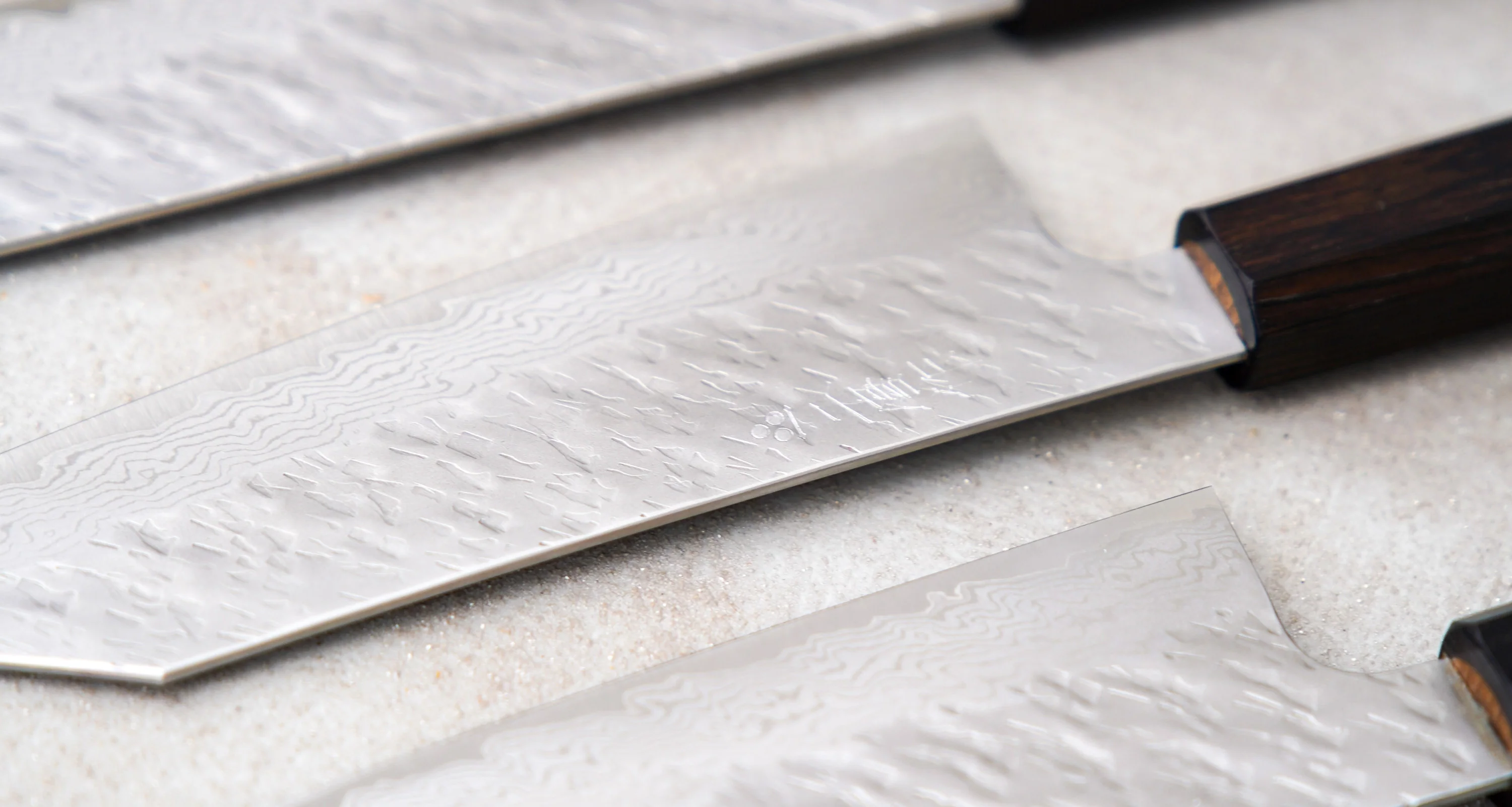 Nigara Petty VG-10 Damascus Tsuchime 150mm (5.9") - Image 5