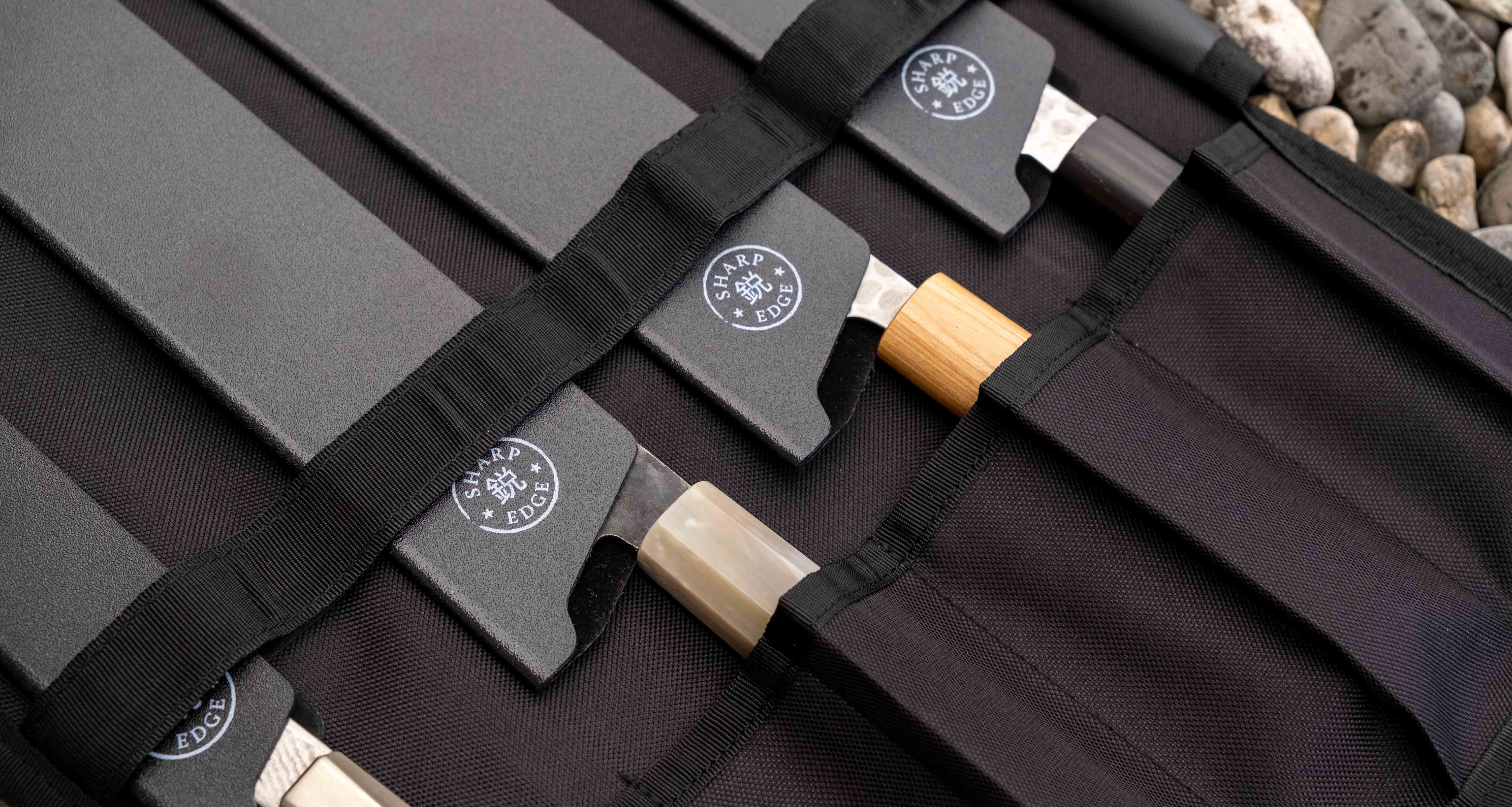 SharpEdge Nikku Knife Roll - Black [6 knives] - Image 9