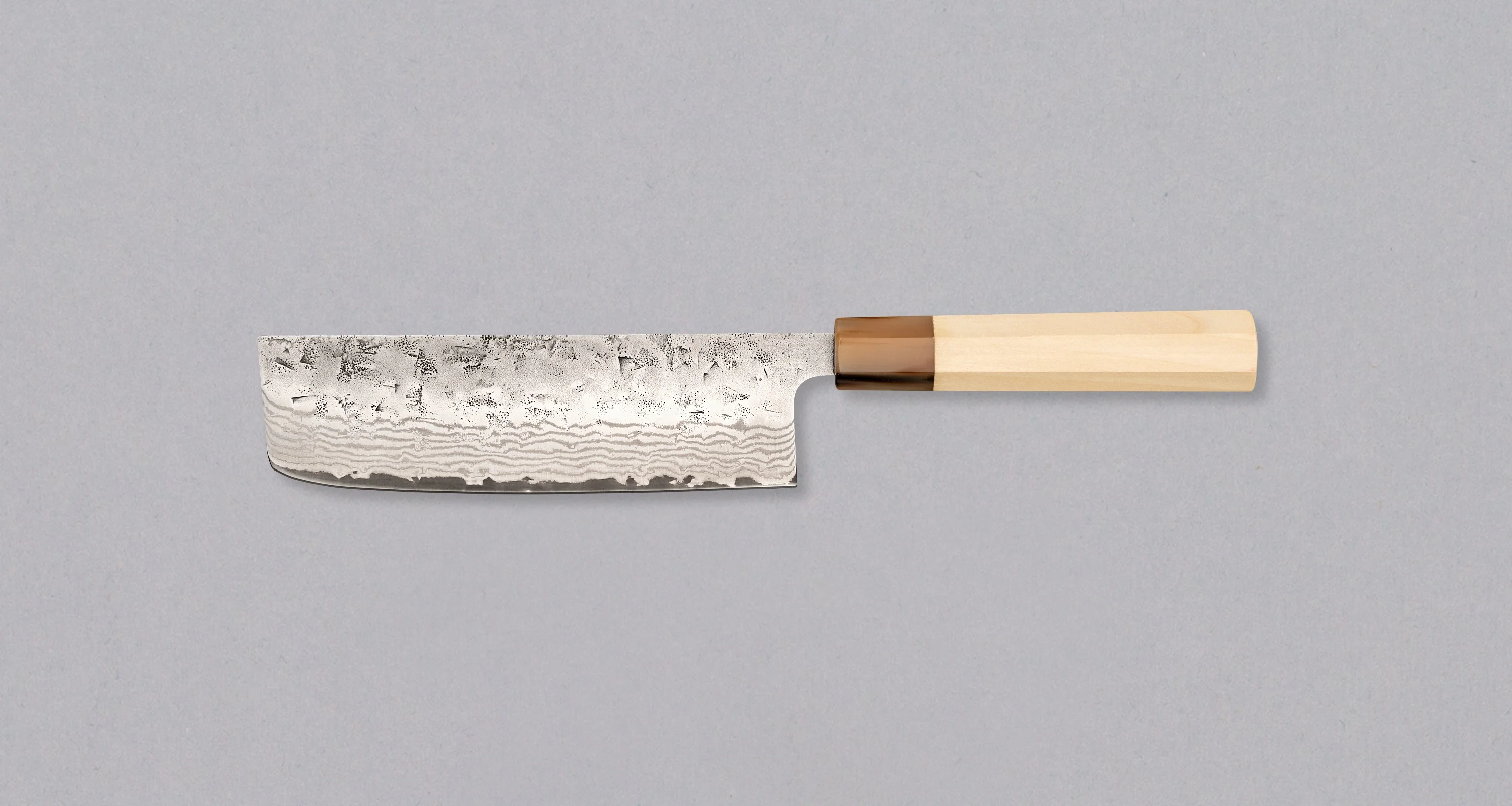 Tsunehisa Nakiri Swedish Steel Damascus Washiji 170mm (6.7") - Image 2
